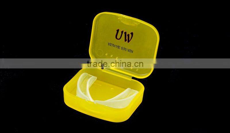 UWIN MOUTH GUARD PIECE CASE MOUTHGUARD BOX NEW WHITE COLOR