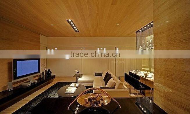 4x8 wood grain paper faced plywood for wall decoaration