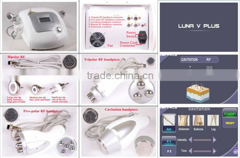 T&B Luna V Plus ultrasound cavitation weight loss machine CE