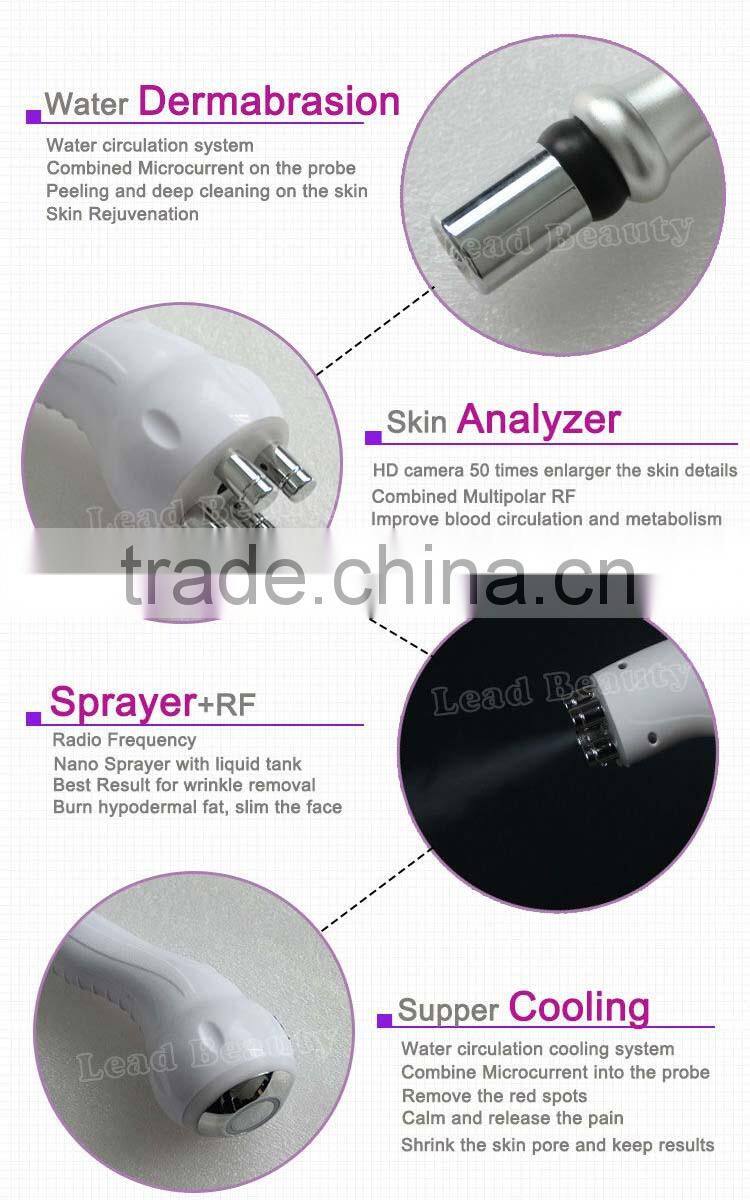 PDT skin care spray hydrotherapy gun stationary skin analyzer machine