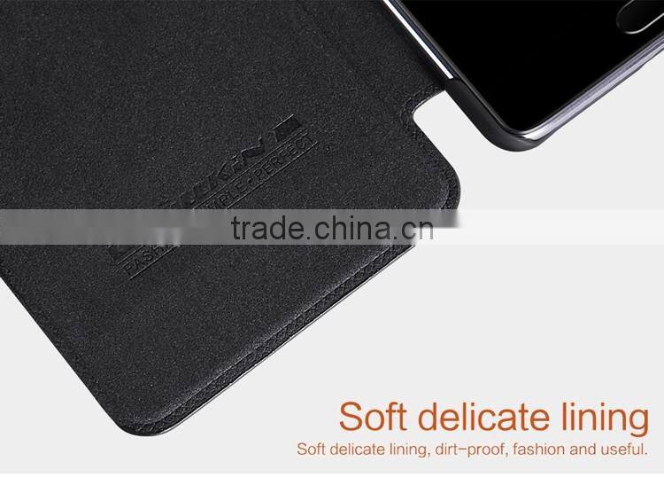 Quality Flip Leather Case For ONEPLUS 3 A3000, NILLKIN Qin PU flip leather phone Case BUSINESS CARD CASE CLASSIC RESTRO