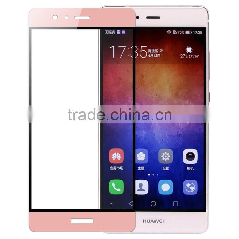 HOT 0.2MM 3D Curved Full Cover Tempered Glass Screen Protector for HUAWEI P9 Anti-explosion Glass LCD Protector