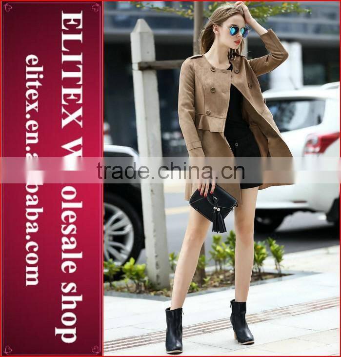 2015 HOT Fashion Yellow Sexy Woman Cashmere Overcoat Winter Dress