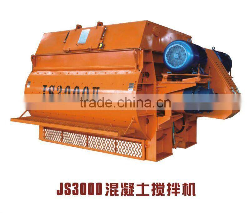 concrete mixer,twin-shaft concrete mixer with screw mixing blades
