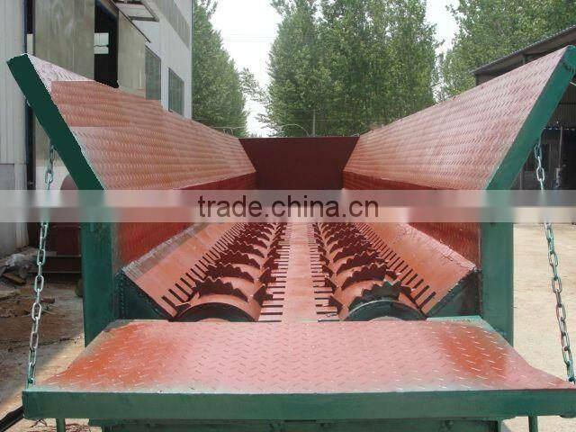 Single roller wood debarker wood peeling machine