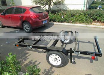 4x8 black Folding Trailer /utility trailer
