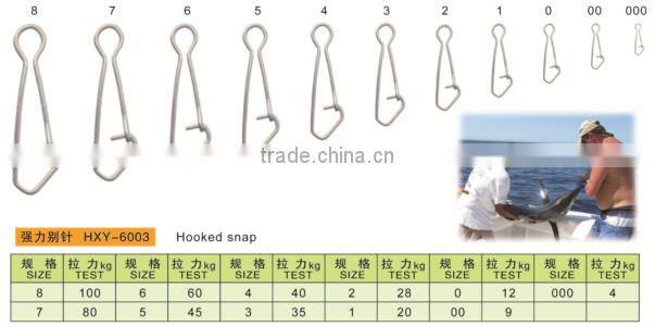 High quality wholesale brass fishing hooked snap