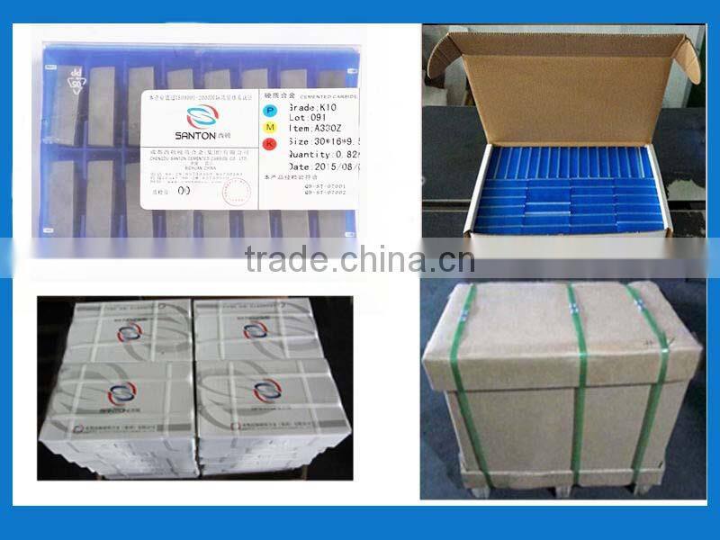 YG6 cemented carbide cutting tips a320
