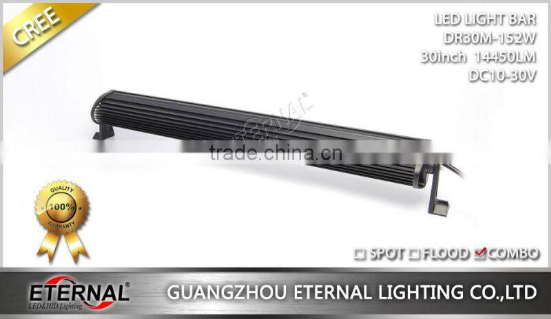 30inch 152W high power combo led light bar for 4x4 racing off-road wrangler rubicon Hummer 4WD bugggy equipment