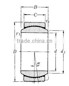 SAR2 self-lubrication type radial spherical plain bearing