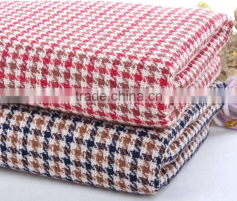 2015 Hot sale 100% check cotton bath towels, cotton face towel