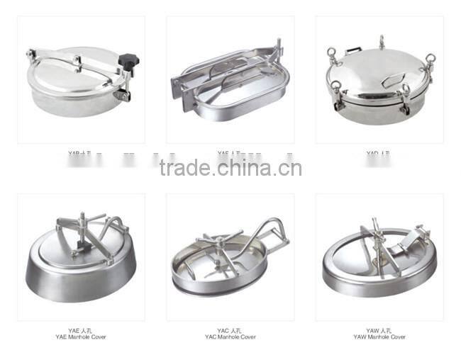 sanitary round tank manhole cover