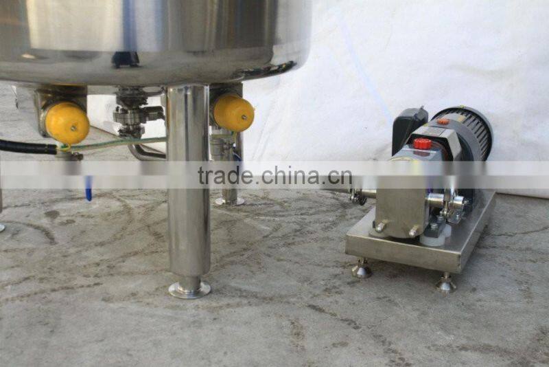 500L fruit juice mixing tank with mixer