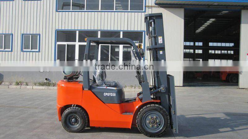 3ton gas forklift (LPG forklift)