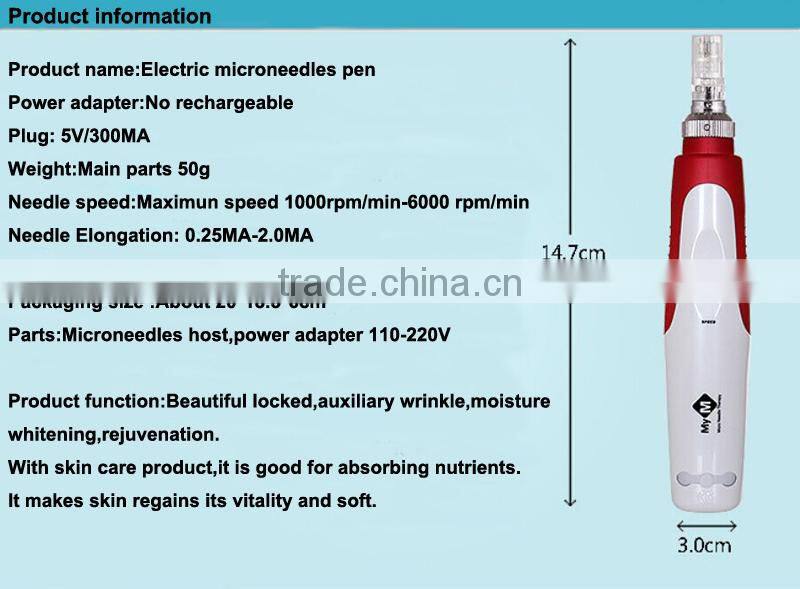 Factory electric microneedle therapy system