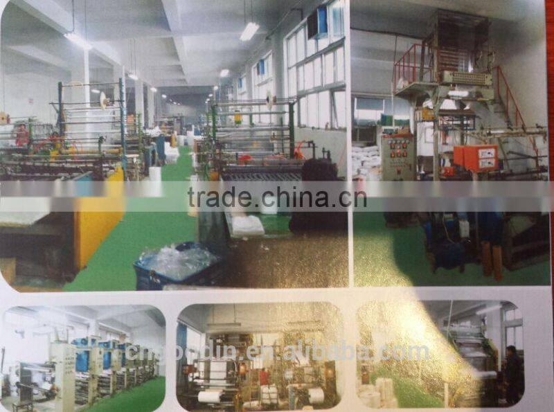 BOPP White pearl film bag with 6 colors printing and plane hole