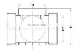 SMC Inspection manhole 90 elbows