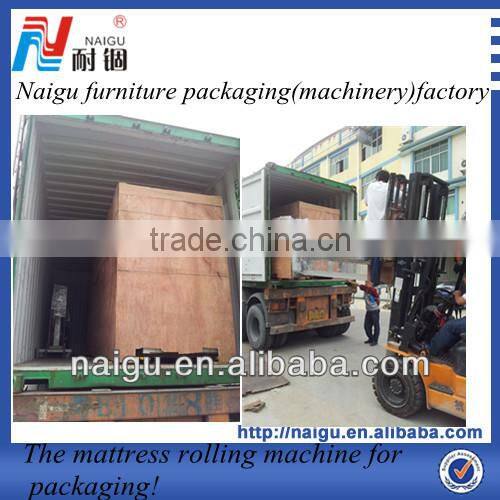 high effeciency mattress plastic wrap packaging machine