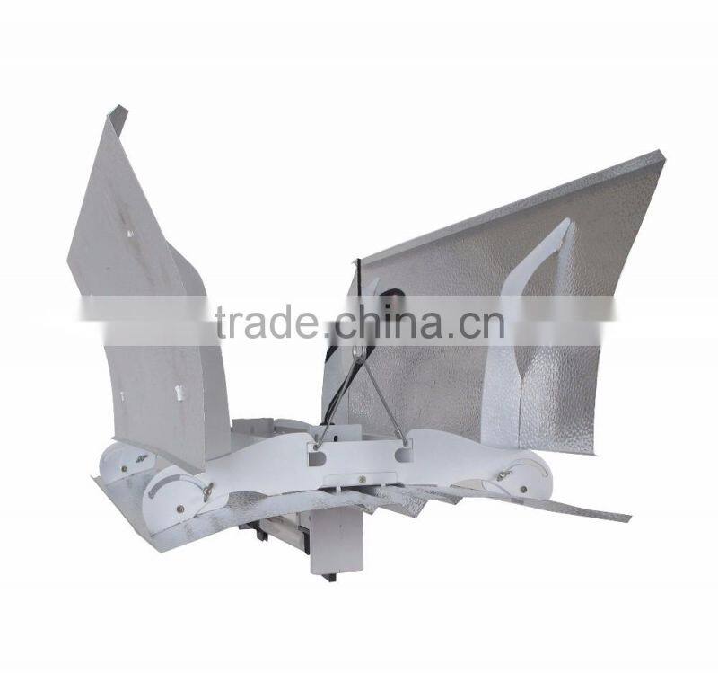 Hydroponics grow light glass tube lamp cover/ parabolic reflector/ hydroponics adjust a wing reflector