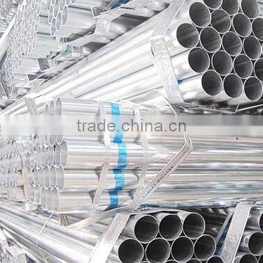 2'' surface treatment Q345 material round galvanised pipe