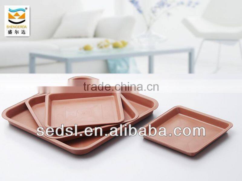 Cheap square terracotta plastic saucer wholesale supplier