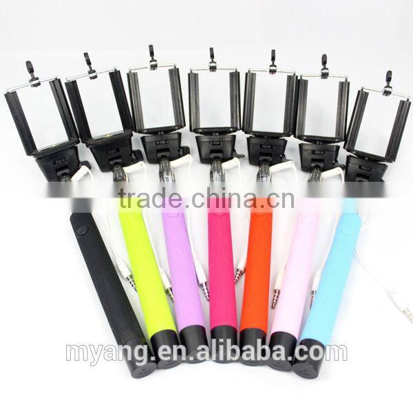 Factory price wholesale fashion selfie sticker, cheap and hot sell selfie sticker monopod selfie sticker