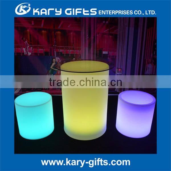 Fashion design LED glow plastic decor lights rechargeable lights & lighting