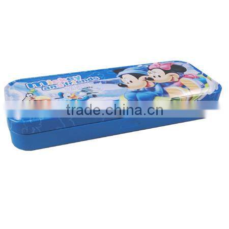2014 factory price metal tin pencil box