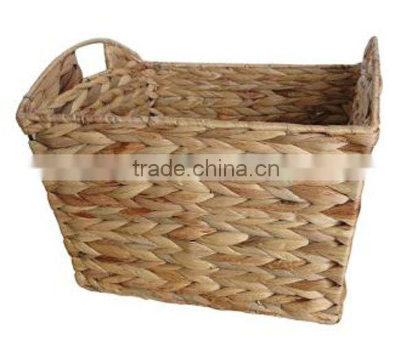 Cheap water hyacinth washable laundry hamper