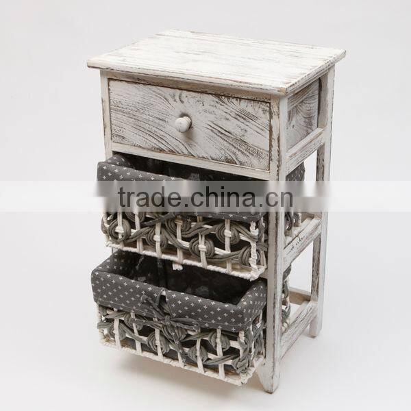 100%handmade wholesale solid wood kitchen cabinet basket