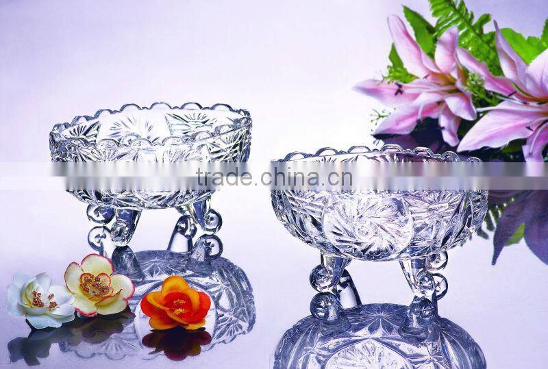 Anhui glassware factory cheap price glass bowl for snacks