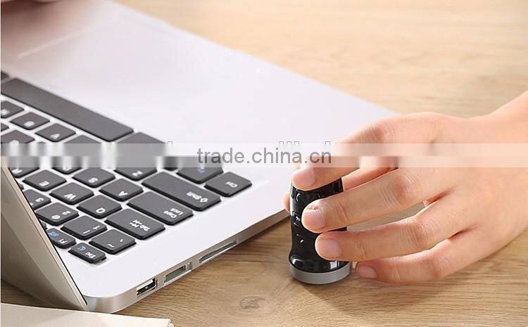 360 Degree Wireless 2.4G Bluetooth 3D Finger Mouse, Rechargeable 1600DPI Wireless Ring Mouse