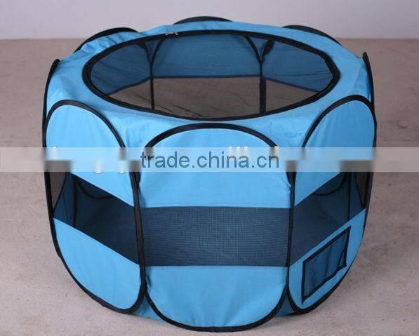 Folding Octagonal Foldable pet house Pop up pet bed tents Pet Playpen cage