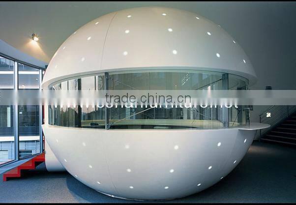 Custom sized LCD stand unit for public place