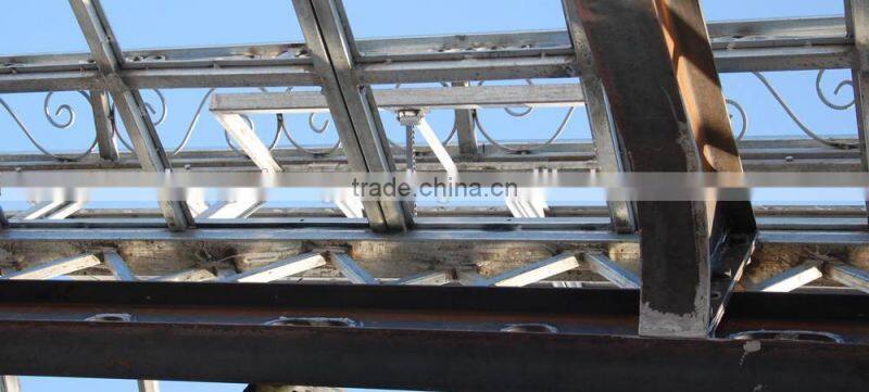 manufacturer of Durable and high quality galvanized Steel frame garden greenhouse for sale with glass / green house for garden