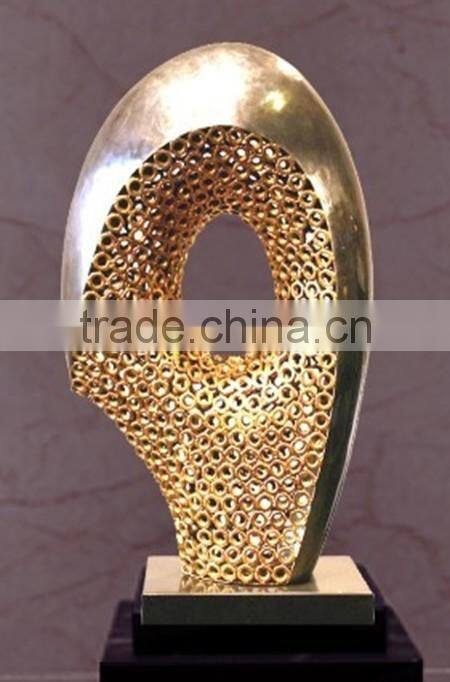 Modern Art Abstract Stainless Steel Sculpture For Garden Decoraton