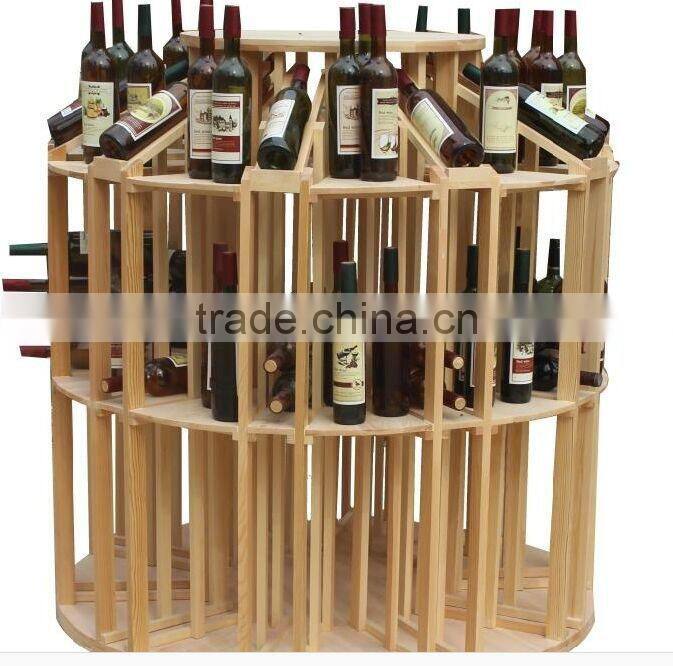 new design small space wooden wine rack or wooden wine holder