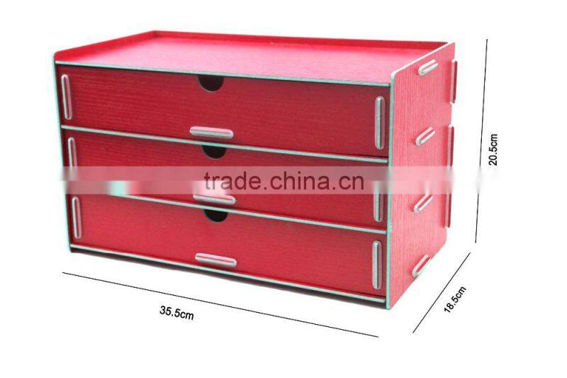 Wood Blue Collection, Tidy Tower Desktop Organizer