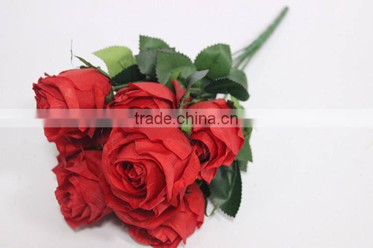 SJ-L0583 rosa artificial fabricados na China
