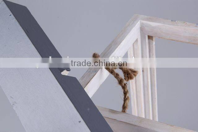 Wooden Candle Holder With Portable Rope/Home Decoration Candlestick