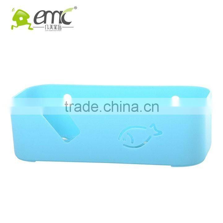 emc creative draining rack, plastic basket bucket with suctions