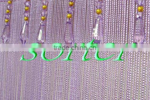 modern string wall/window/door curtain/line curtain