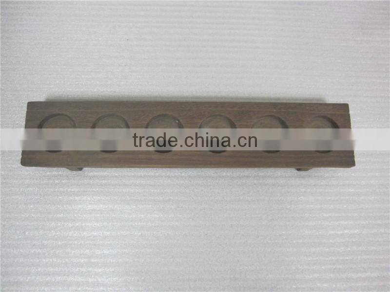 Retro fashion beautiful wood seasoning spice cans