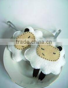 alibaba express hot sale high quality new products wholesale alibaba eco handmade felt cute hanging toy sheep made in china
