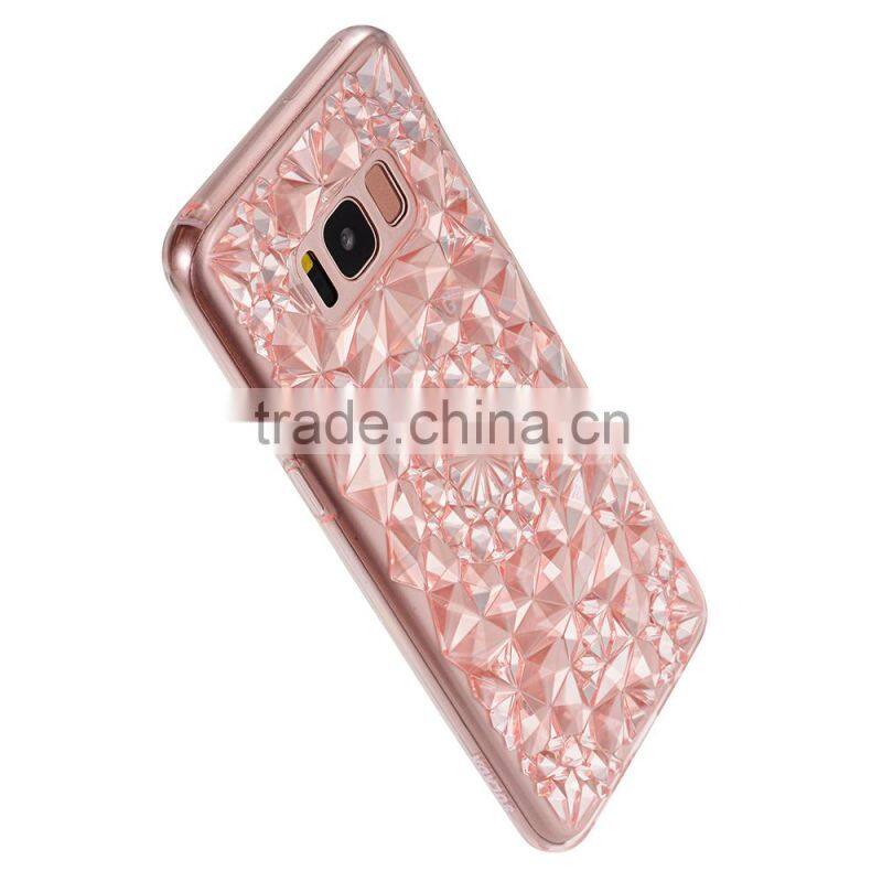 beauty crystal leather phone cover for Samsung s7 s7plus/s8 s8 plus