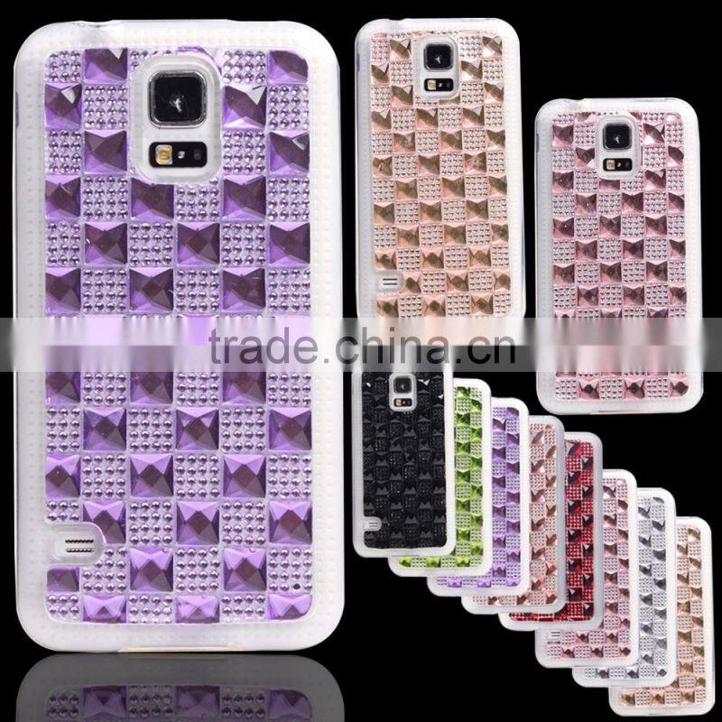 New products jewelry diamond phone case for Samsung s5