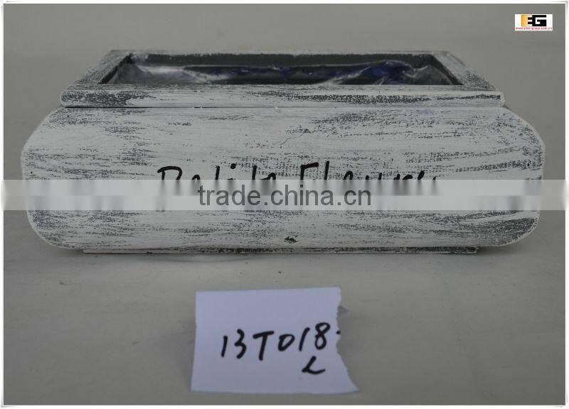 GARDEN WOODEN PLANTER BASKETS