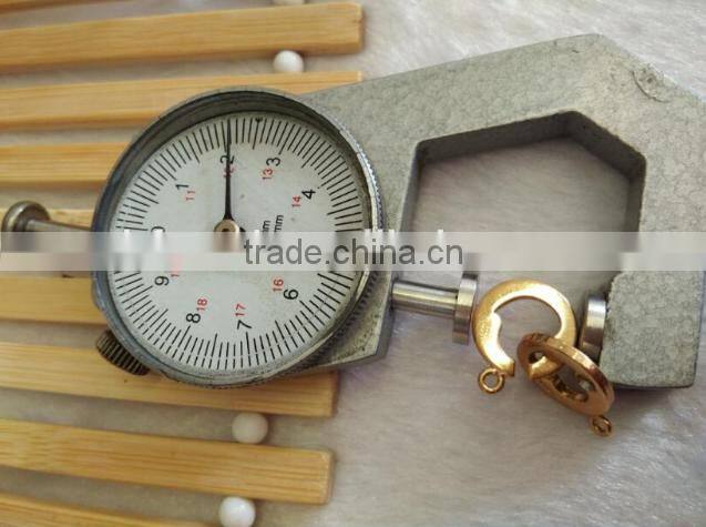 12 mm 14k yellow gold findings for necklace