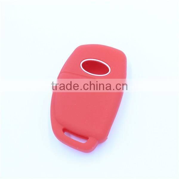 Funny silicone rubber remote car key covers, key jacket for hyundai 4 buttons