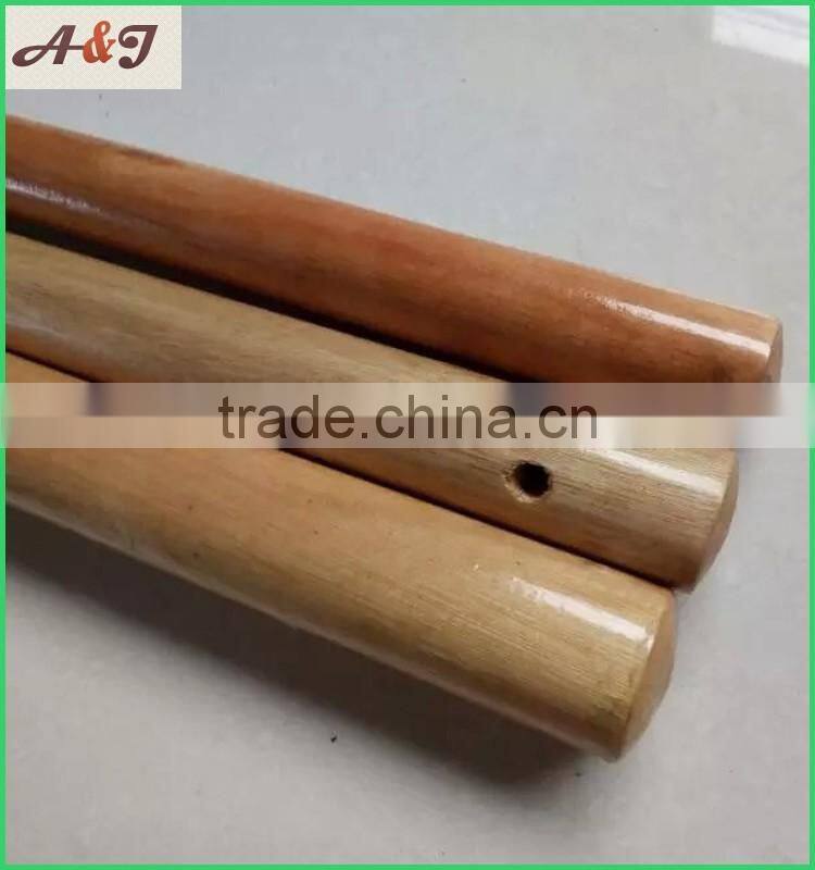 painted eucalyptus wooden handle with hole